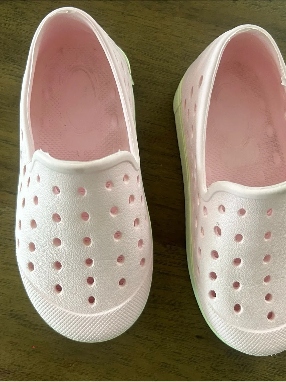 Old Navy Pink Slip-On Ventilated Kids Water Shoes